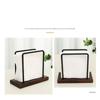 Standing Tissue Storage Rack Wooden Base Tissue Dispenser Stand Napkin Paper Holder  Restaurant