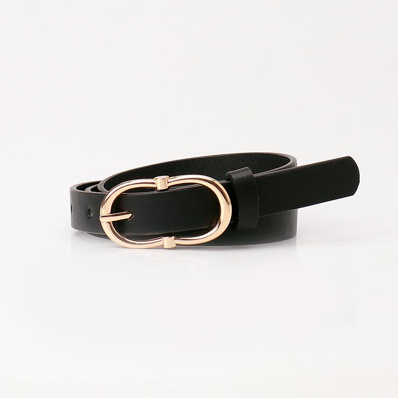 Versatile Ladies' Casual Leather Waist Belt - Fashionable and Decorative for Jeans