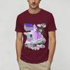 Frutiger Aero World Vaporwave TShirt Unisex Crazy Pure Cotton Tee Shirt Crewneck Short Sleeve T Shirts Plus Size Clothing