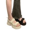 Thick-soled Heightening Casual Sandals Women's Summer 2025 New Versatile Muffin Shoes Sports Velcro Beach Sandals
