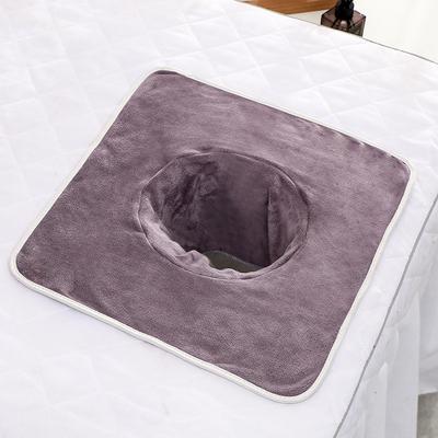 35*35cm Masă de masaj SPA îngroșată pentru frumusețe, prosop de față, cu bandană pentru pat cu orificii