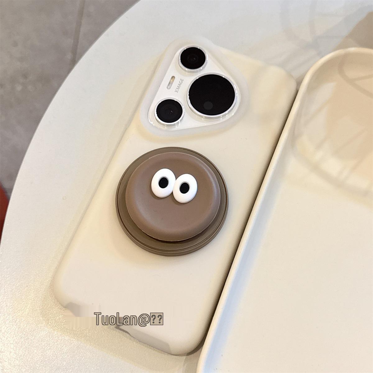 Original Cute 3D Small Eyes Liquid Silicone MagSafe Magnetic Stand