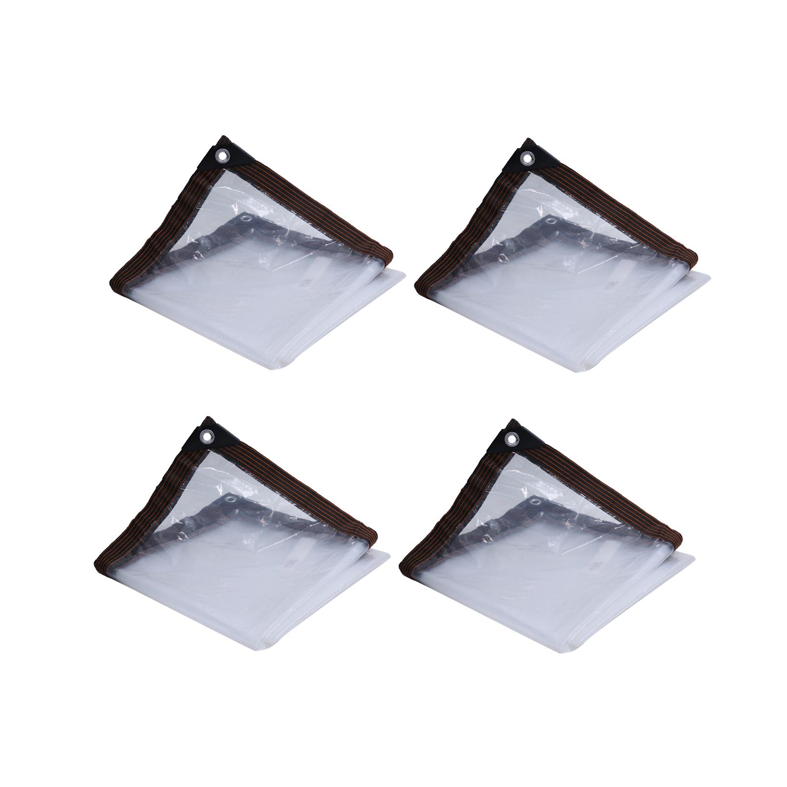 

Clear Tarpaulin Multipurpose Furniture Tarp Sheet for Outdoor Plant 2mx2m