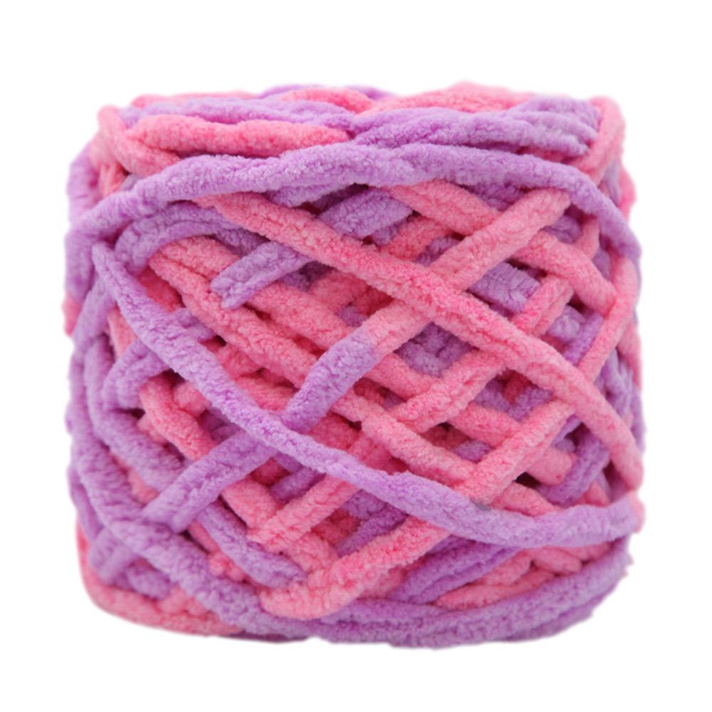 Soft Wool Crochet Yarn Knitting Braided Yarn DIY Woven Thread