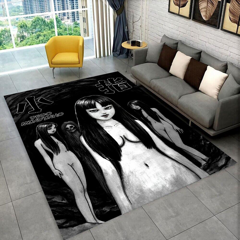 Horror Ito Tomie Kawakami Duch Kreskówkowy Dywanik Dywan do Salonu Sypialni Wystrój Domu, Dekoracja na Sofę Wycieraczka