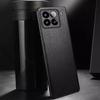 For Xiaomi 15 Ultra Top Layer Genuine Cowhide Lychee Pattern Leather Phone Case,Mi 15 Pro Accurate Lens Hole Shockproof Cover