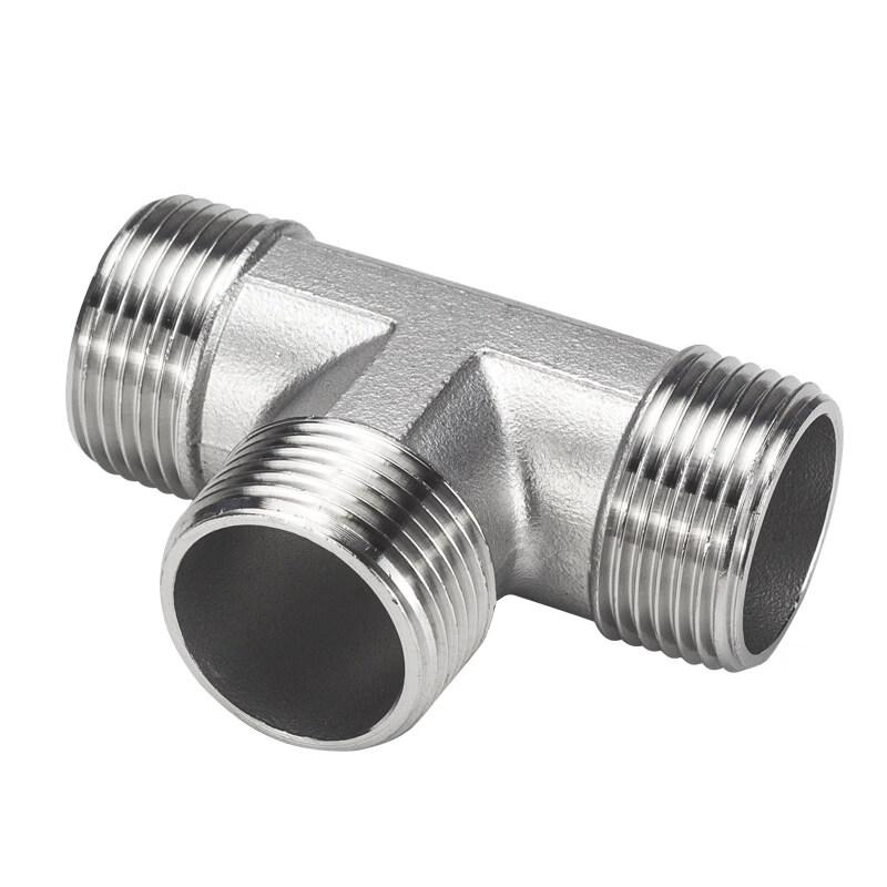 HUQUE 304 Stainless Steel T-Type External Thread Reducing Adapter