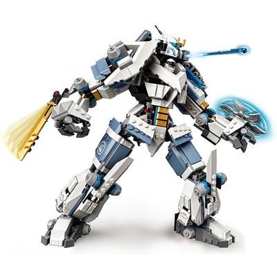 840 peças Conjunto de Batalha Mech Titã do Zane para Meninos Blocos de Montar Tijolos Ninja Modelo Compatível Brinquedo Presentes para Crianças