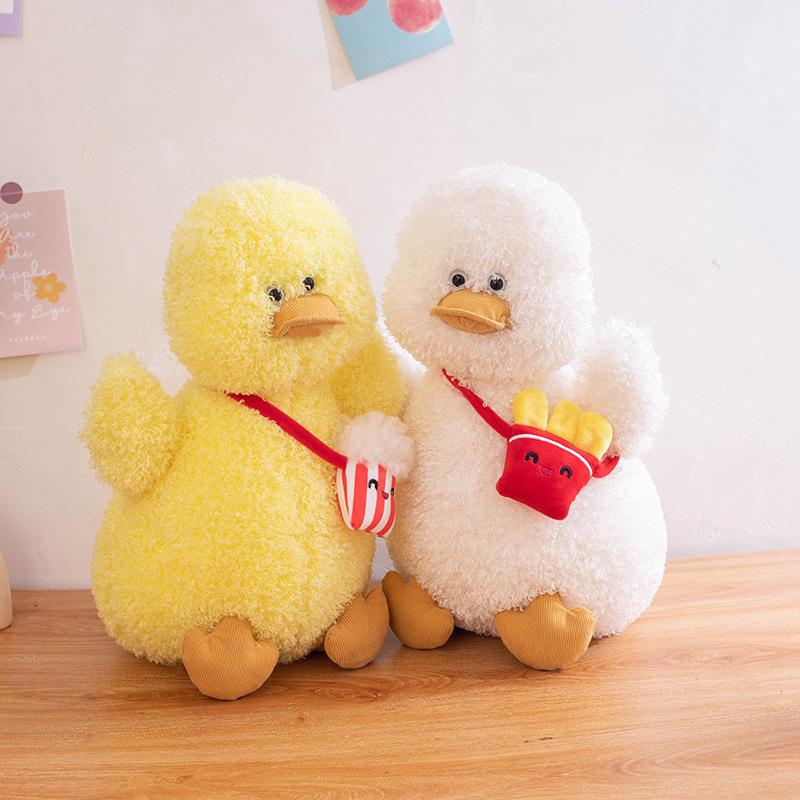 Cute Cute Little Duck Doll Plush Toy Duck Doll Children's Company Soothing Rag Doll Birthday Gift