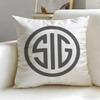 Fashion Ssig Sauerable Cushion Cover Soft  EasyWash Pillow Case  Versatile for Couch Bed Travel and Office