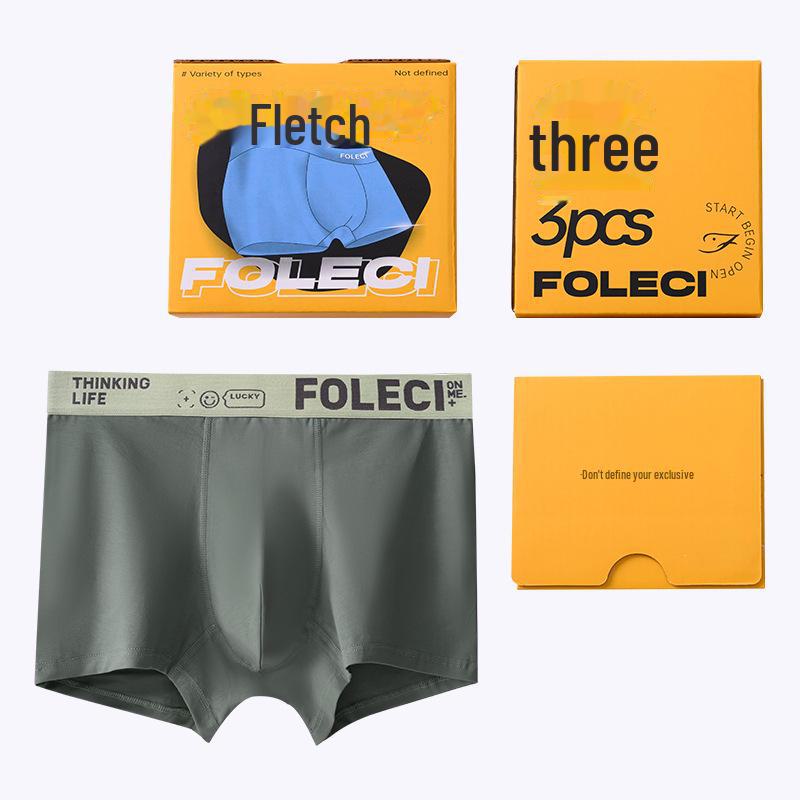 Men's Pure Cotton Boxer Briefs - Breathable, Comfortable, Loose Fit for Larger Sizes, Gift Box Included