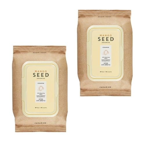 

[1+1] Увлажняющие очищающие салфетки The Face Shop Mango Seed Silk, 50 листов