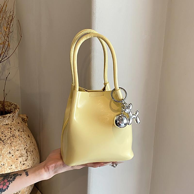 Women's PU Leather Shoulder Bag Mini Crossbody Bags Retro Simple Manual Small Square Korean Cute Versatile Female
