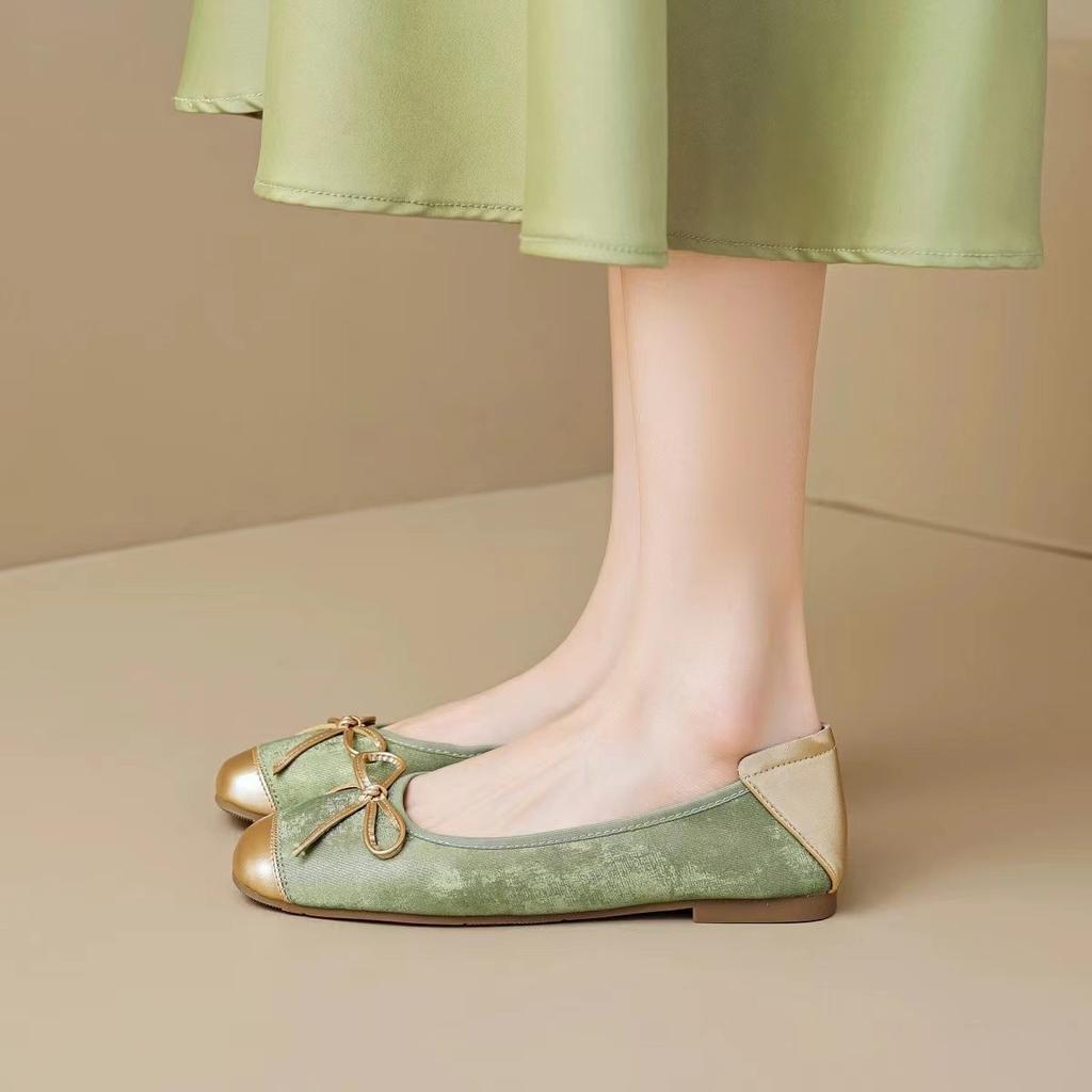 Fashion Shoes Woman 2025 Autumn Female Footwear Soft Modis Ballet Flats New Summer Fall Dress Comfortable Cute Ballerinas Shoes Woman Co