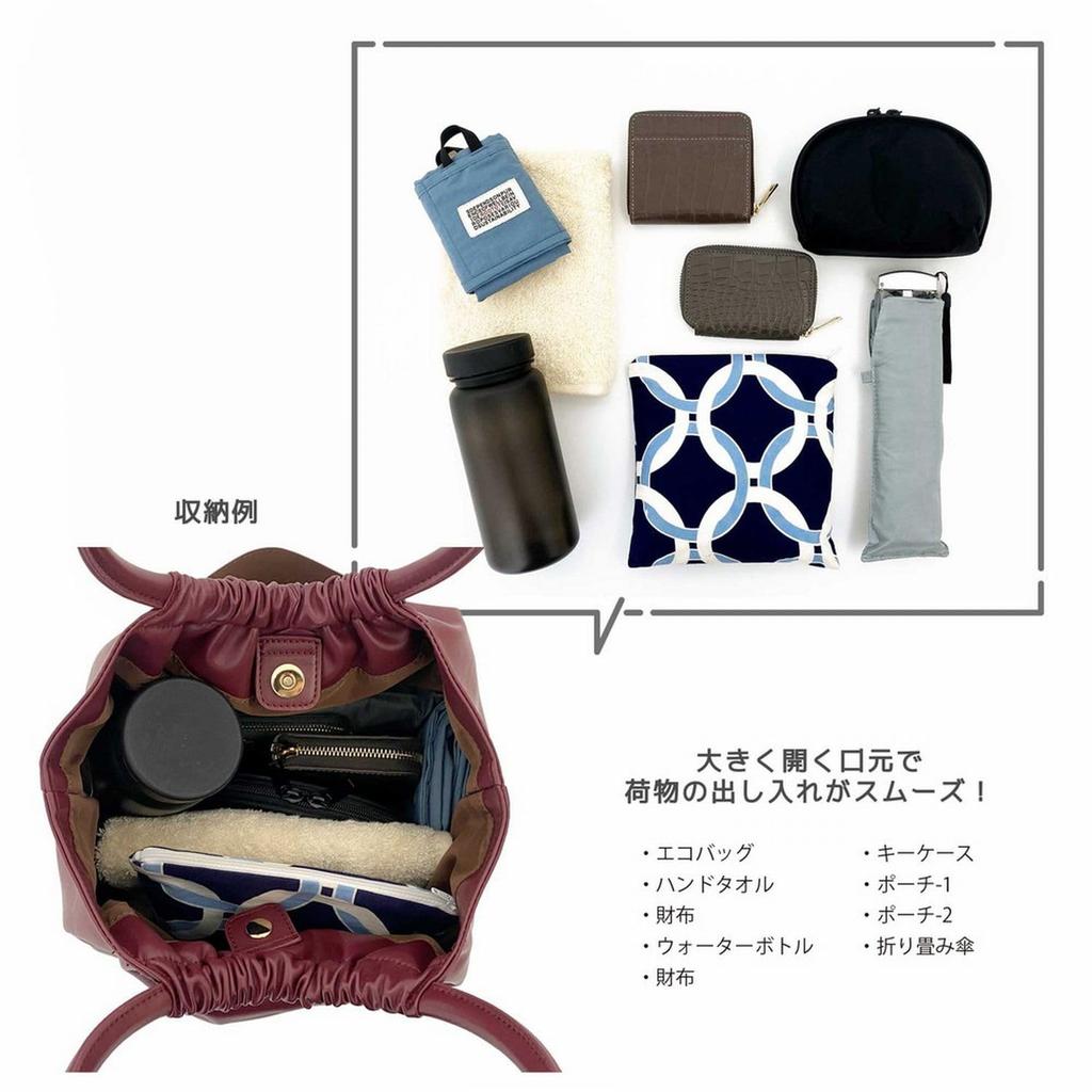 Rootote 1251 Crinkled Synthetic Leather Tote Bag LT Deli Crumpley A (Yellow)