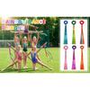 6Pcs Rainbow Gymnastics Long Ribbon Multicolor Rainbow Dance Ribbons Wrist Streamers  Dance Party