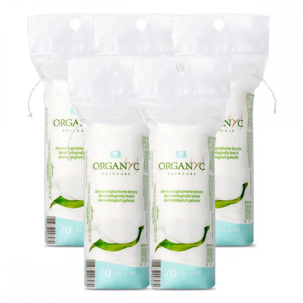 Coleman Bio-Schönheitspads Wattepads 70 Stück X 5