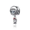 Authentic Original Copper Metal Halloween Perfect Gift Black Cat Spider Skull Pumpkin Ghost Bead Components Charm Bead Components Designed For Pan