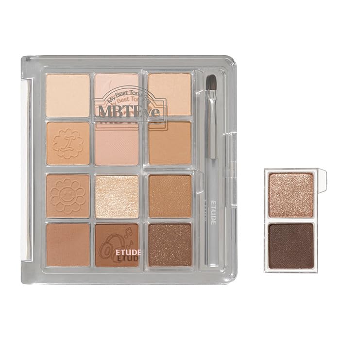 ETUDE My Tone Eye Palette I Psychopath Inventor / Multicolor Shadow Glitter Shimmer Matte Interchangeable Portable Custom