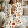 1 Pc Four Season Flannel Blanket Soft Beige Pumpkin Autumn Leaf Prints Light Sofa Bed Decor Holiday Gift Machine Washable Retro