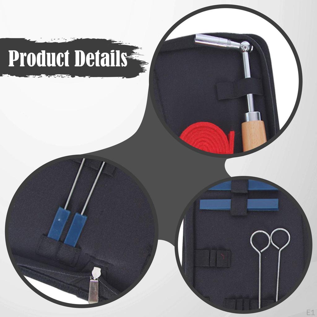 7x Piano Tuning Kit Mute Tool with Case Repair Accessories Tuner Tools Set Wrench