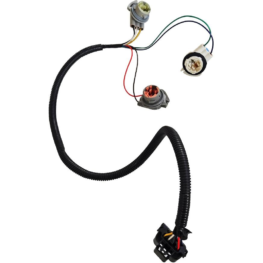 Tail Light Socket Wiring Harness Rear Right for 2005 2006 Chevrolet Silverado Suburban GMC Sierra Yukon Cadillac Escalade OE 16532724