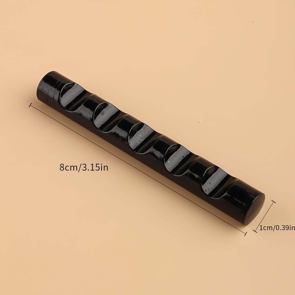 5-Slot Acrylic Nail Art Pen Holder - Multi-Slot Stand for Gel Brushes, Salon & Home Nail Art Accessories Display,Brush Organizer