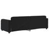 Vidaxl Sofa with Sleeping Function, Black, 80X200 Cm, Upholstered In Velvet