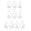 10 Pcs Multifunctional Bird Food Holder, Parrot Cage Toy, Feeding Clips Cage Mounting for Hamster Small Animals