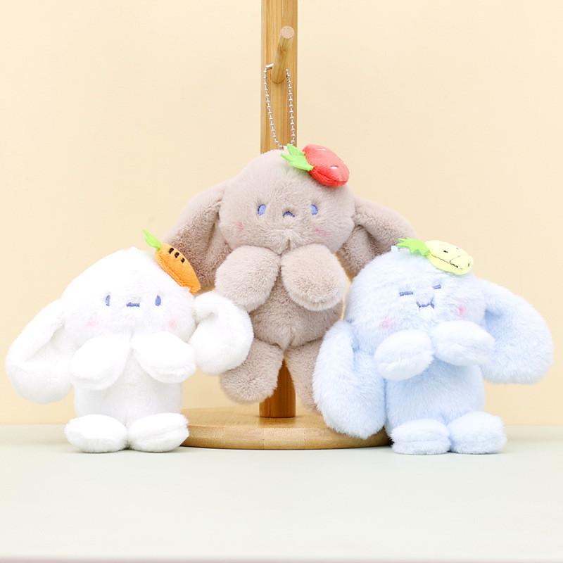 Entzückender Plüschhasen-Schlüsselanhänger Weiches Stofftier Niedlicher Hasen-Taschenanhänger In Mehreren Farben
