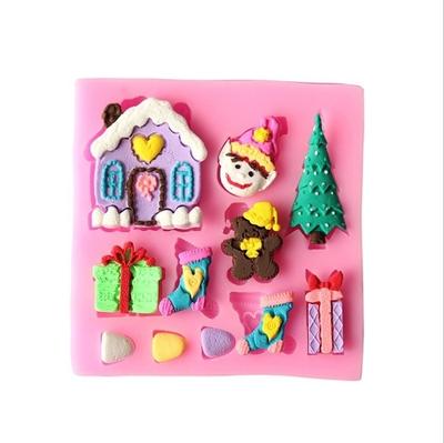 Gorąca Świąteczna Płatka Śniegu Silikonowa Forma do Fondantu, Ciasta, Czekolady, Dekoracja Sugarcraft, Forma do Czekolady D
