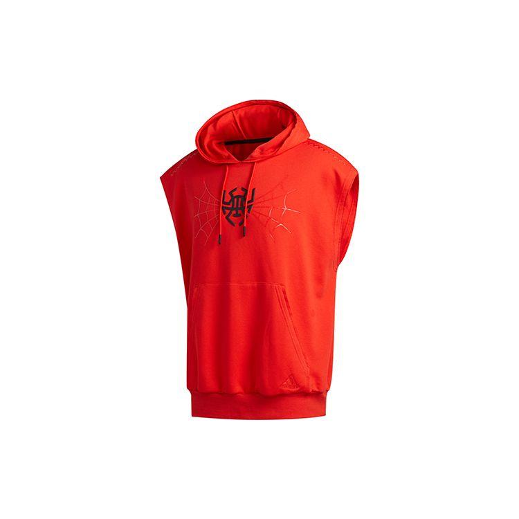 

Adidas Printed Sleeveless Hoodie Men Tops Red FR5747 S