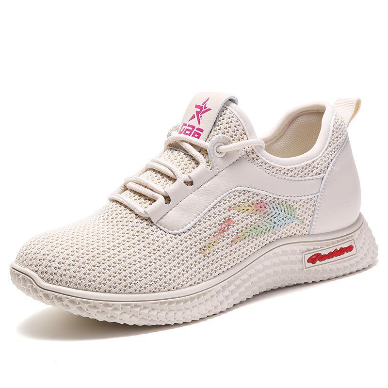 2025 Summer Casual Women's Shoes Breathable Mesh Mother Shoes Soft Sole Versatile Casual Shoes Women's Soft Sole Women's Shoes