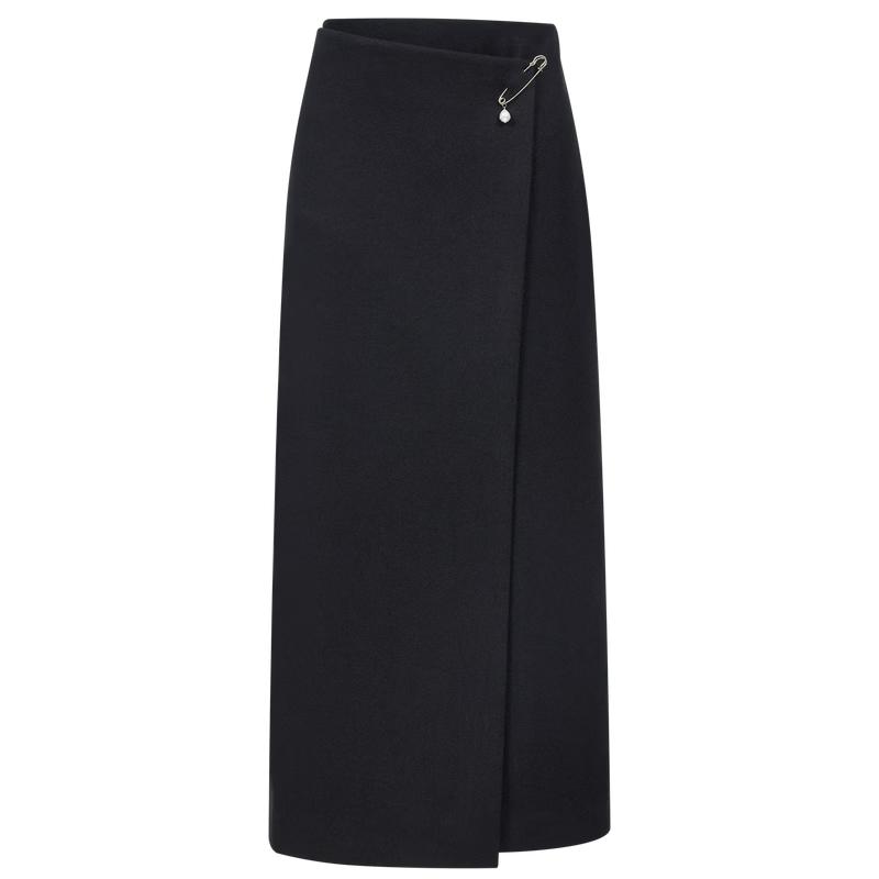 VERO MODA Women's Pin-Detail Side Slit Straight Skirt