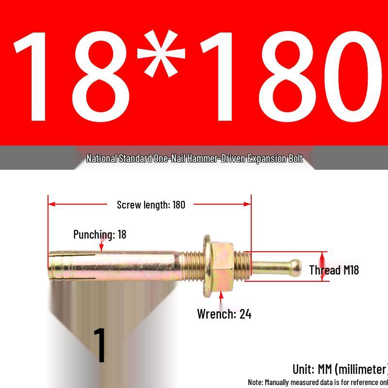 Aluminum Rivet Insert for Gantry Frame with Expansion Bolt and Wall Plug