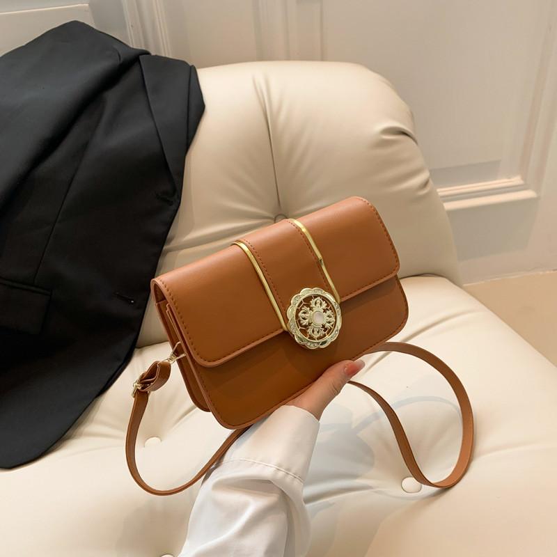 

Sleek Women s Small Box Bag Ideal For Casual Outings In Soft Pu Leather коричневий