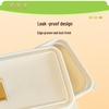 650ml Biodegradable Rectangular Food Containers