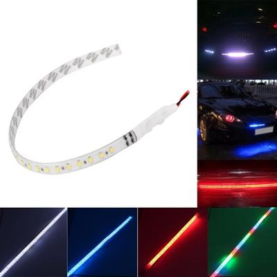 Adhesive Bendable Car Motorcycle RGB LED Knight Rider Night Light Strip Lamp Bar