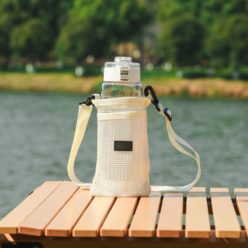 Water Bottle Carrier Bag with Phone Pocket For Umbrellas Phones and Other Small Items Hiking Camping Water Bottle Bag
