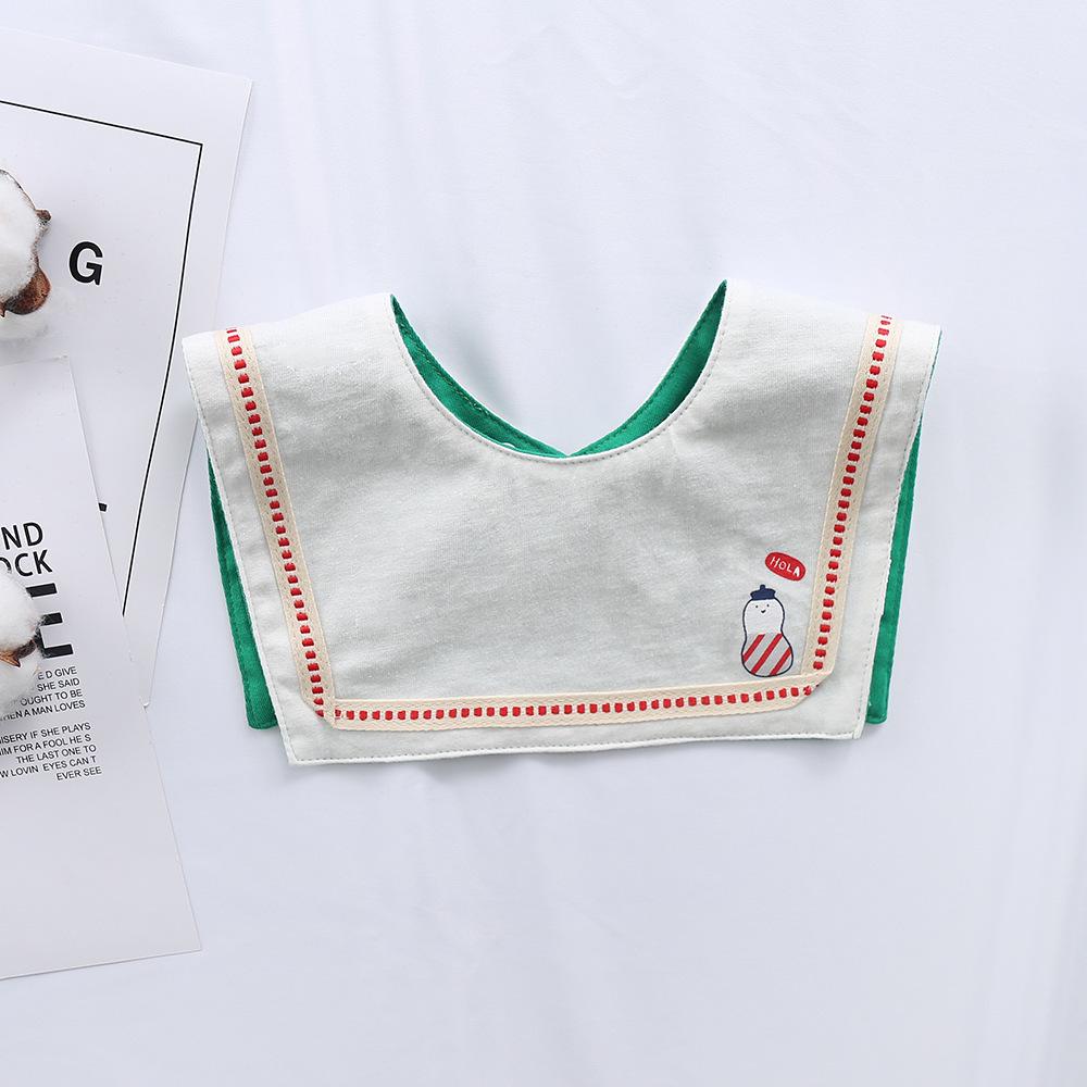 

Korean-Style Cartoon Cotton Baby Bib – Waterproof, A-Class Saliva Towel