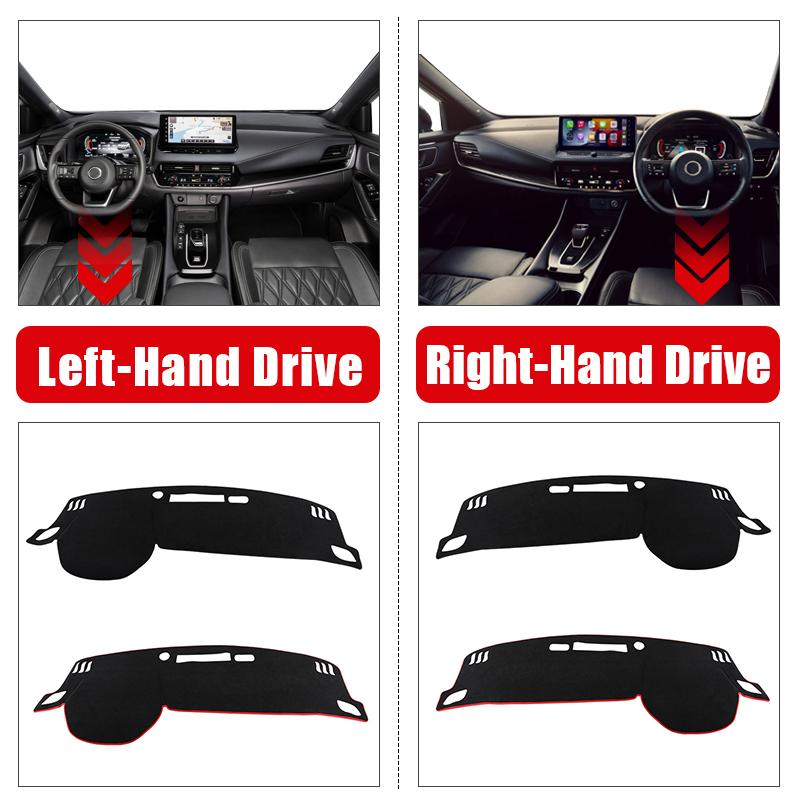 Car Dashboard Cover Mat Avoid Light Pads Anti-UV Carpets Accessories For Nissan Qashqai J12 2024 E-Power 3 MK3