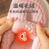 Cotton slippers women autumn and winter confinement indoor home non-slip thick bottom plush warm couple men