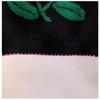 Round Neck Knitted Vest Embroidered Flowers Splicing Color Design Women's Knitted Pullover Sweater Loose Casual Top Autumn