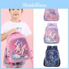 Stylish Cute Cartoon Nylon School Backpack For Kids Boys And Girls Large Capacity