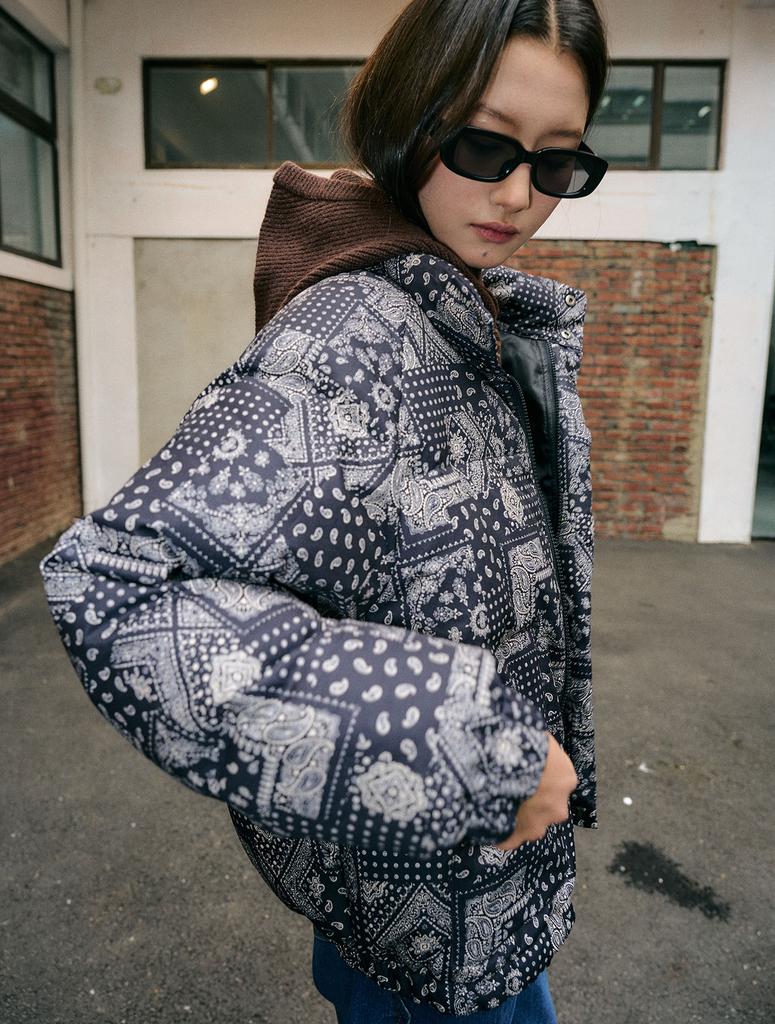 Generalidea Airmix Paisley Puffer [Black] / Sbe4U07016