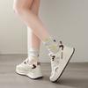 Fashion and lightweight little dad shoes women's 2025 autumn new versatile lace-up muffin platform casual Forrest Gump shoes