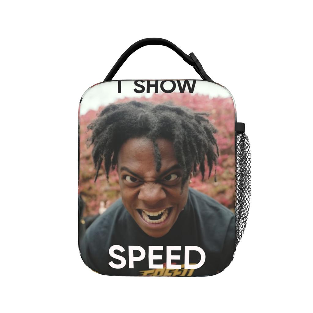 IShowSpeed Insulated Lunch Bag Thermal Bag Reusable,Lunch Container High Capacity Tote Lunch Box Men Women Office Picnic