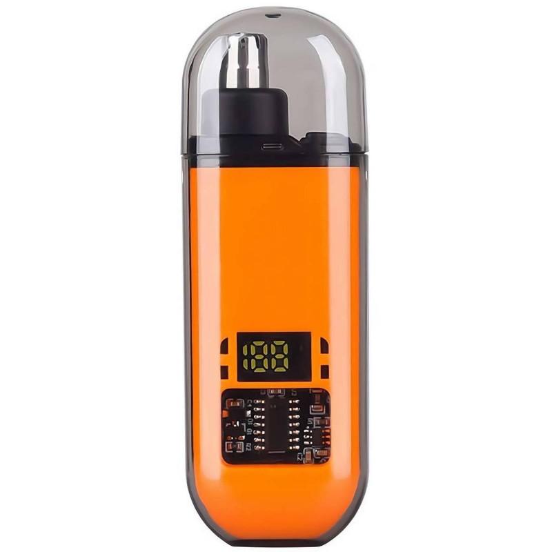 

Перезаряжаемый триммер для волос в носу для мужчин и женщин IPX7 водонепроницаемый электрический триммер для волос в носу 360-градусный инструмент для ухода за двусторонним лезвием с функцией очистки