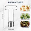 Red Bell Pepper Seed Corer, Stainless Steel Fruit & Vegetable Corer Tool, 1 PCS