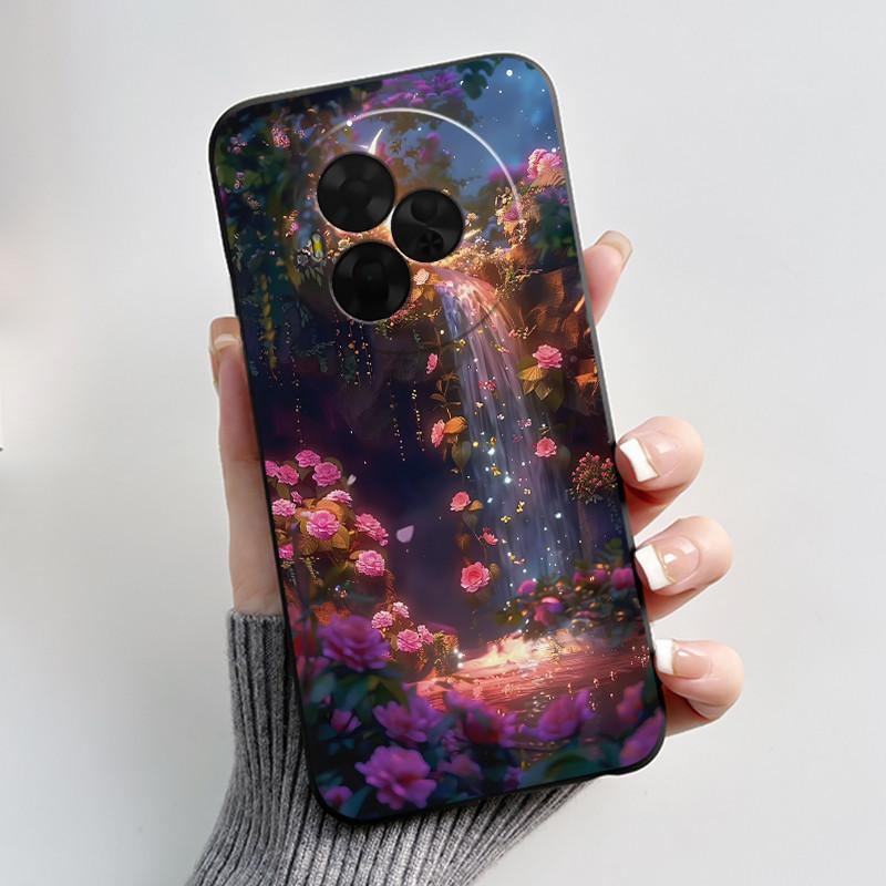 New Soft Black Casing For TCL NxtPaper 60 Ultra Green Cartoon Rabbit Pattern Shockproof Cover For TCL Ion X/TCL Ion V Case
